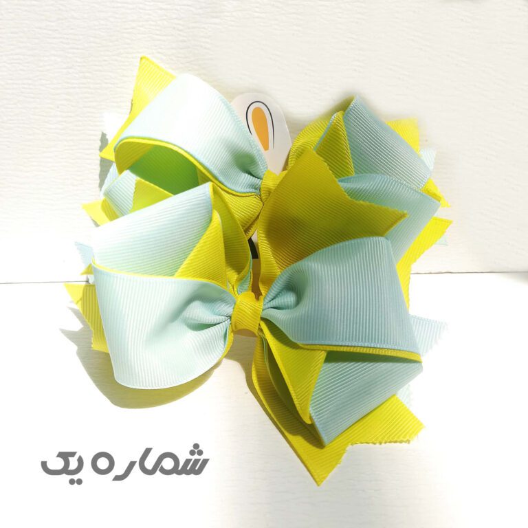 گلسر پاپیونی دخترانه سایز بزرگ